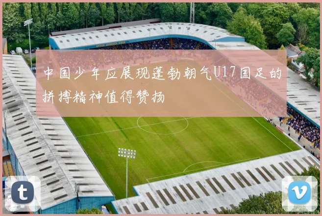 中国少年应展现蓬勃朝气U17国足的拼搏精神值得赞扬